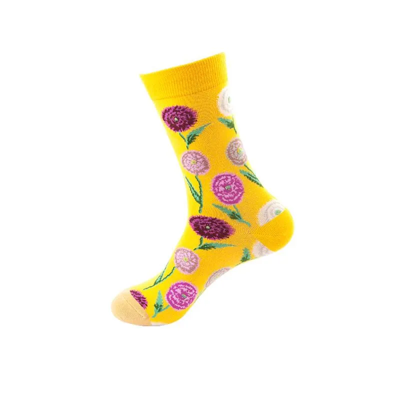 Mox JT Printed Autumn Funny Socks - Multi Color Optional