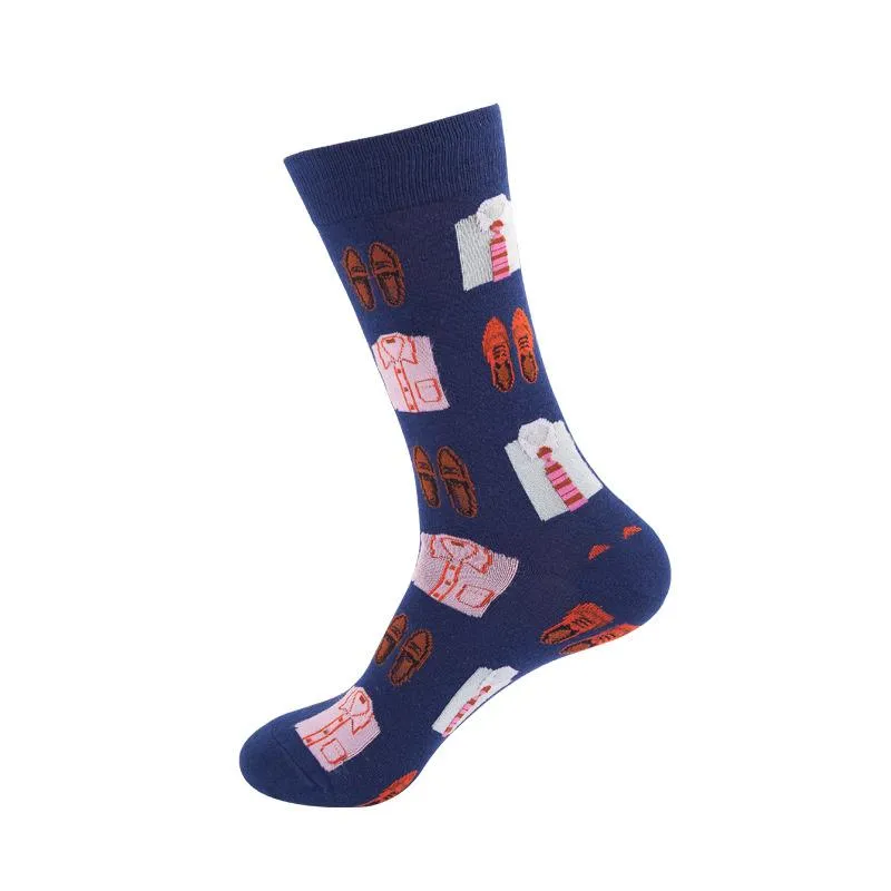 Mox JT Printed Autumn Funny Socks - Multi Color Optional