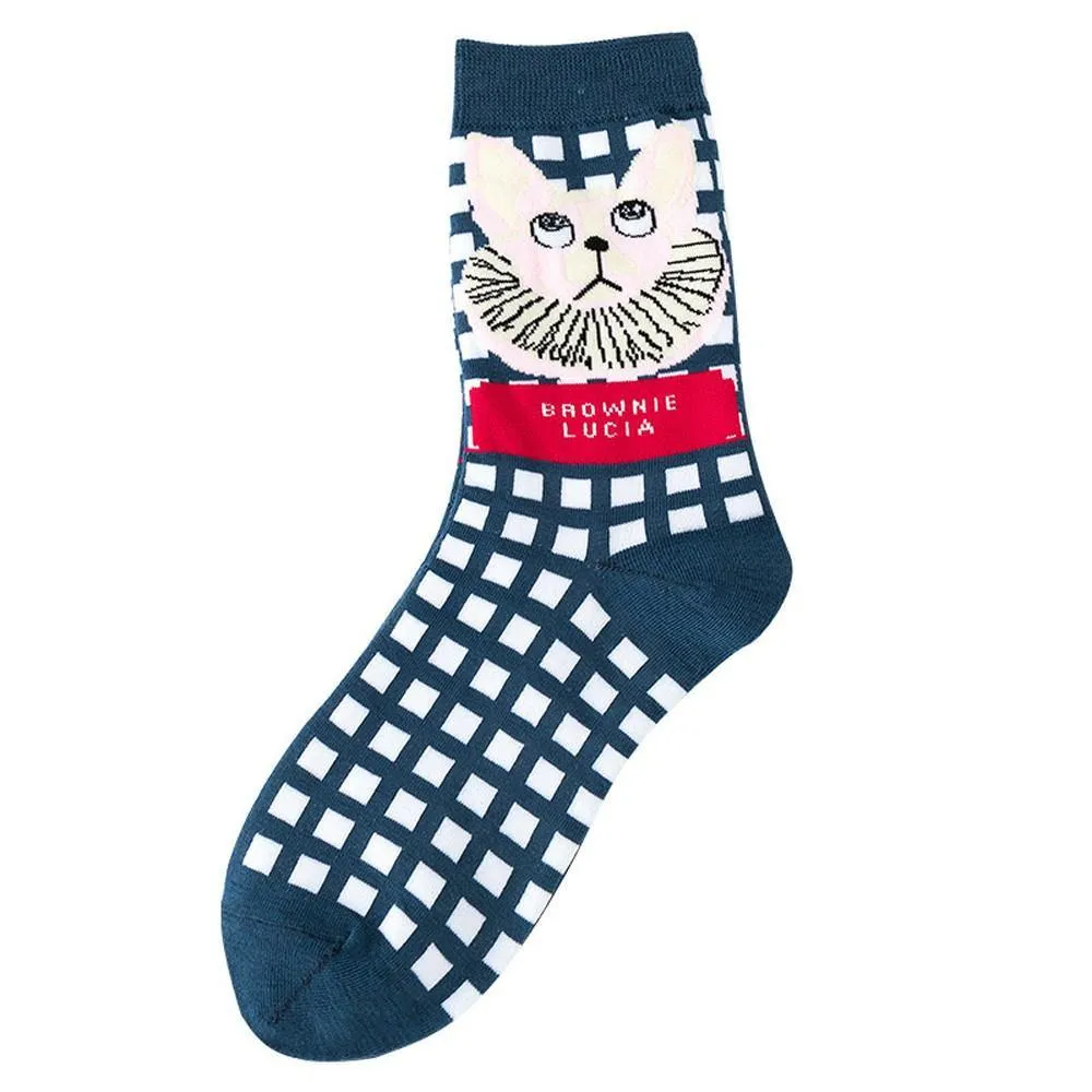 Mox JT Women Cute Cat Cartoon Socks for Winter