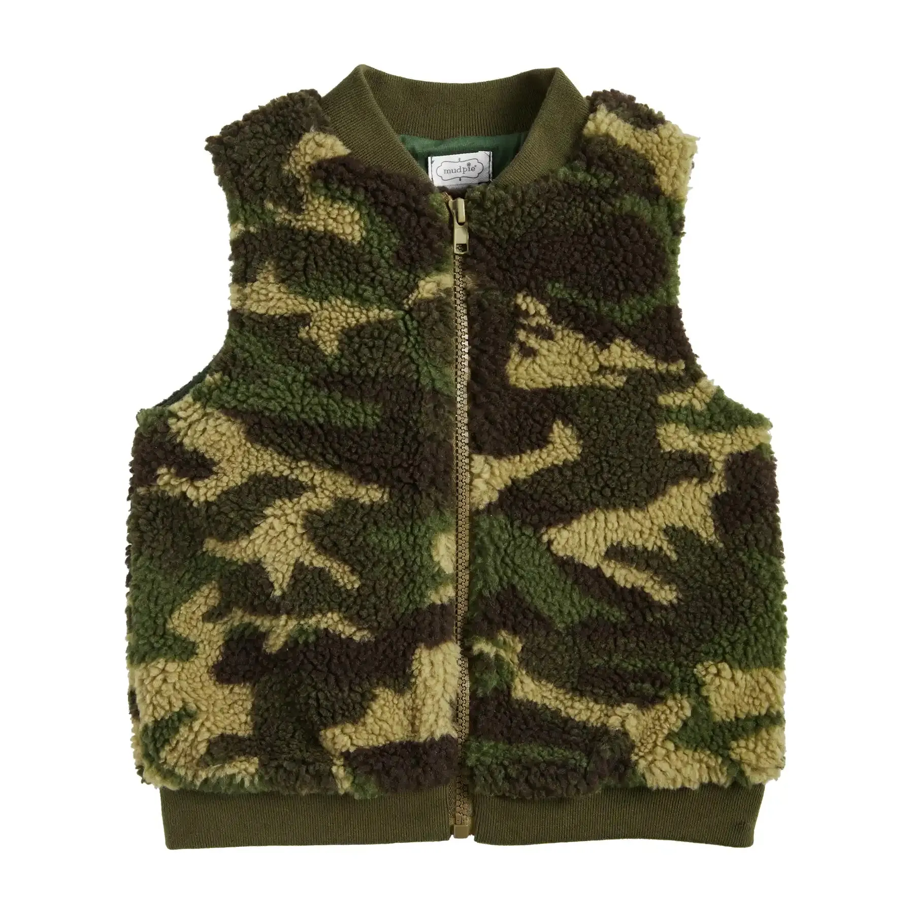 MUD Camo Sherpa Vest boys