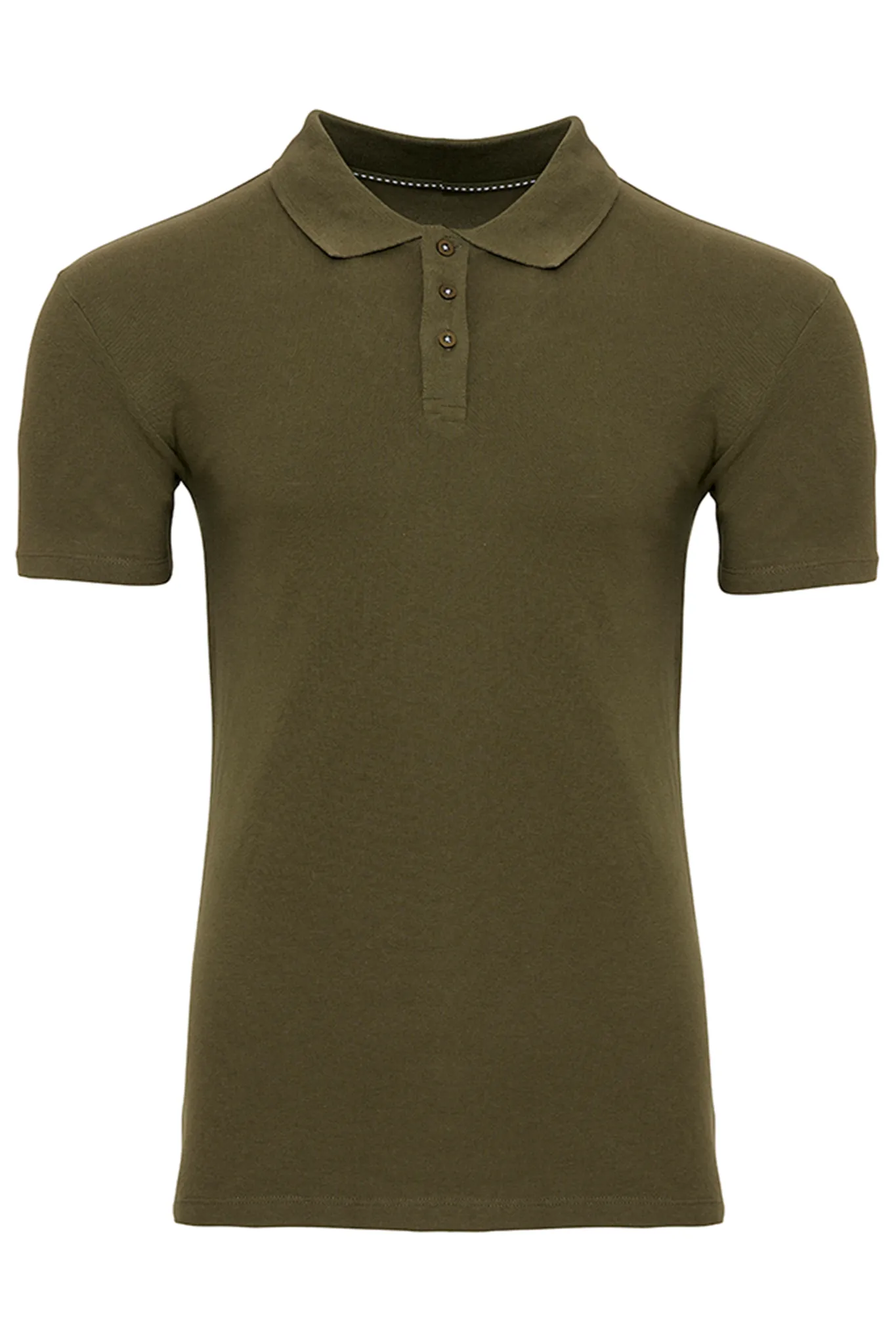 Muscle Polo Shirt - Army Green