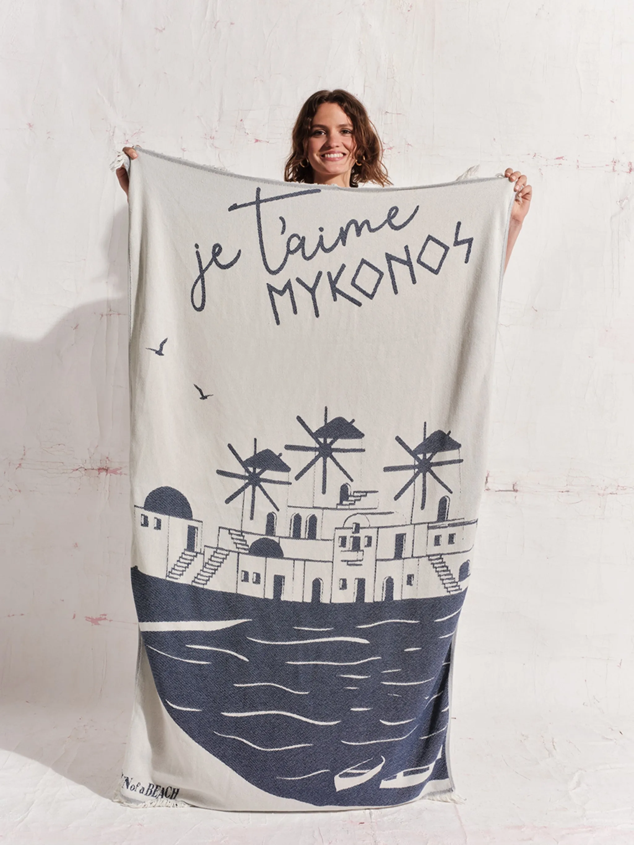 Mykonos | Feather Beach Towel