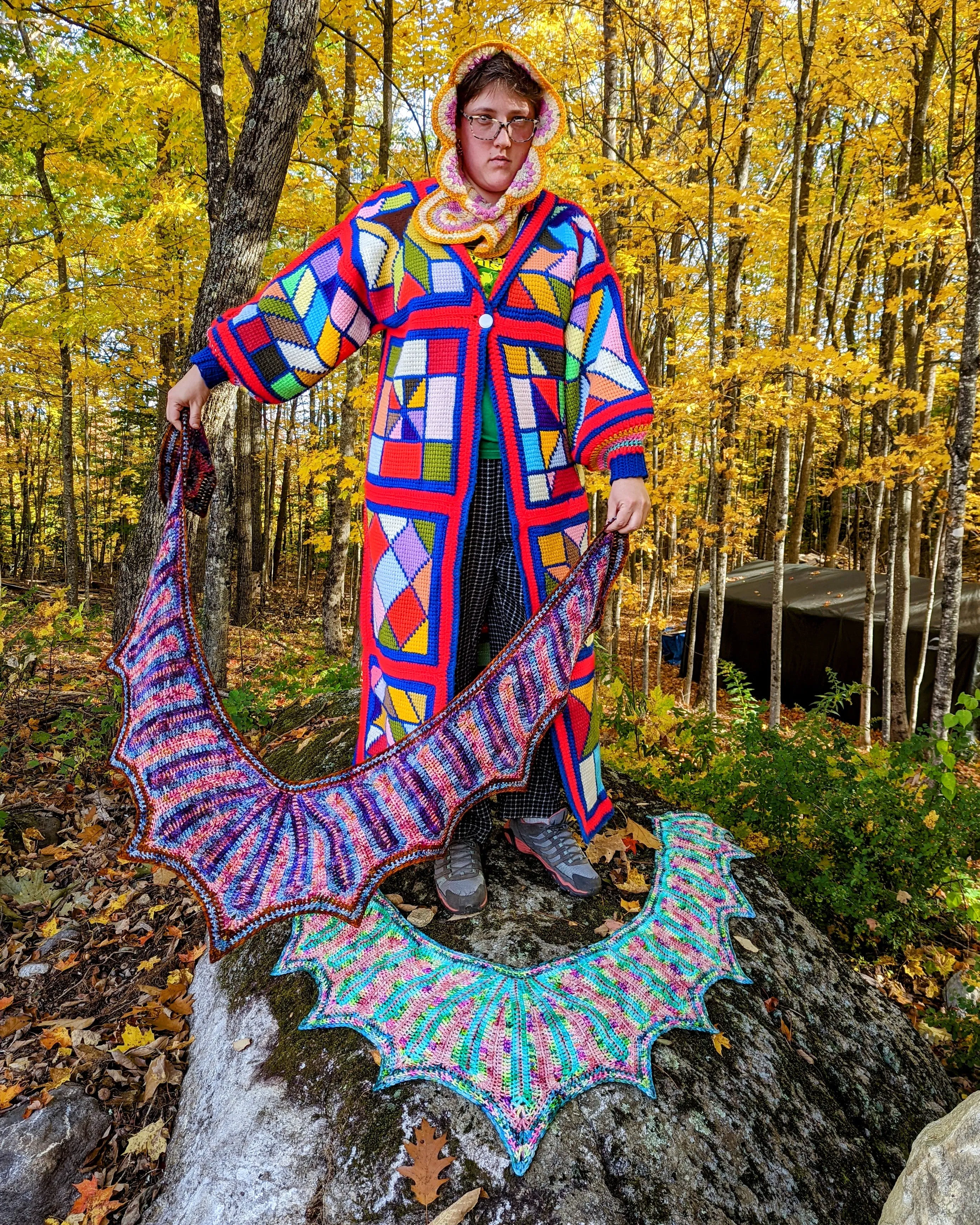 'Nadja's Wings' Shawl Downloadable Crochet Pattern