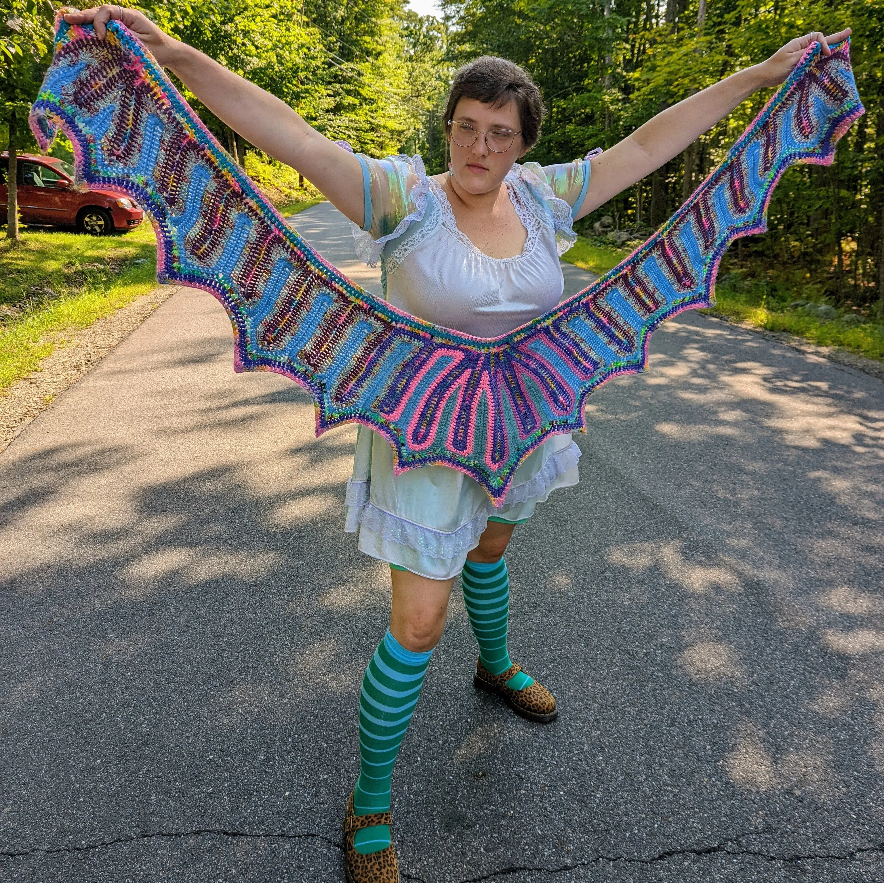 'Nadja's Wings' Shawl Downloadable Crochet Pattern