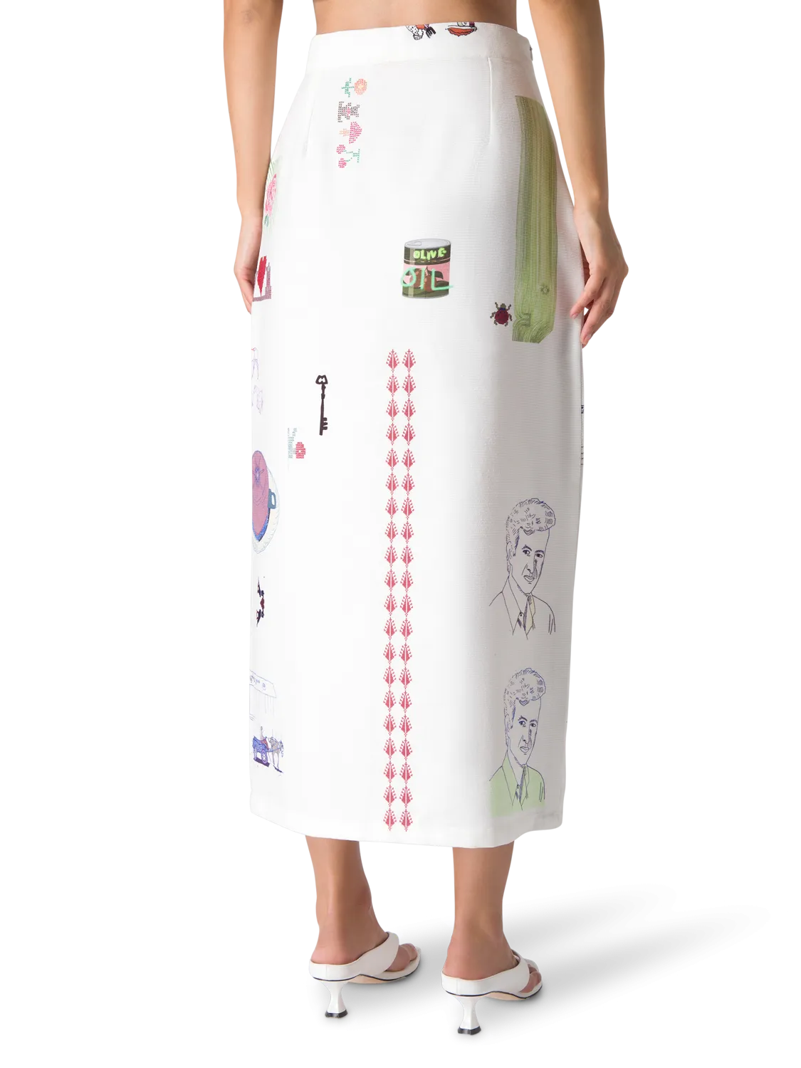 NAWALS PENCIL SKIRT