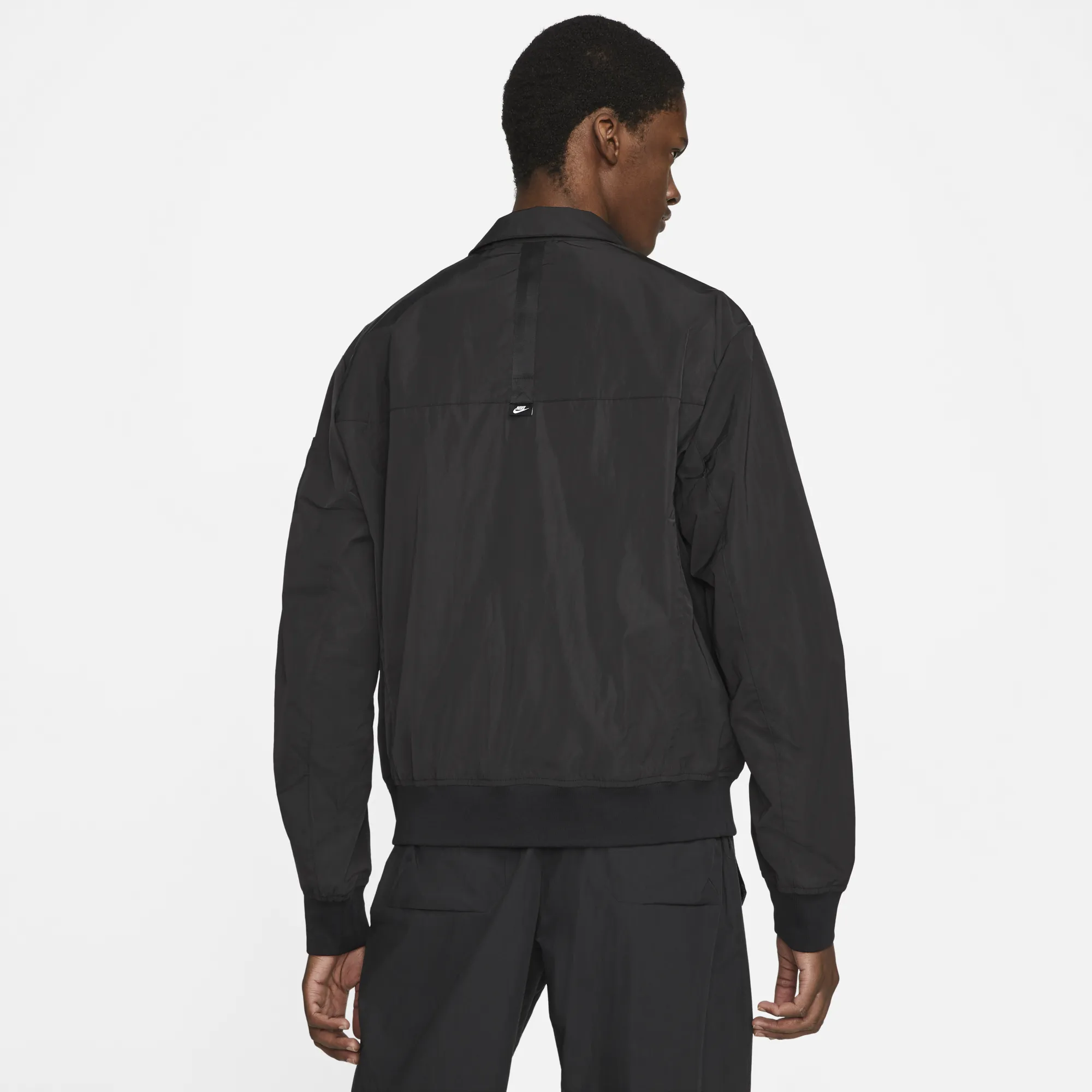 Nike Mens Sportswear Black Bomber Jacket