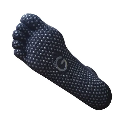 Non Slip Toe Socks in Black