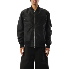 Nylon Twill Blouson in Black