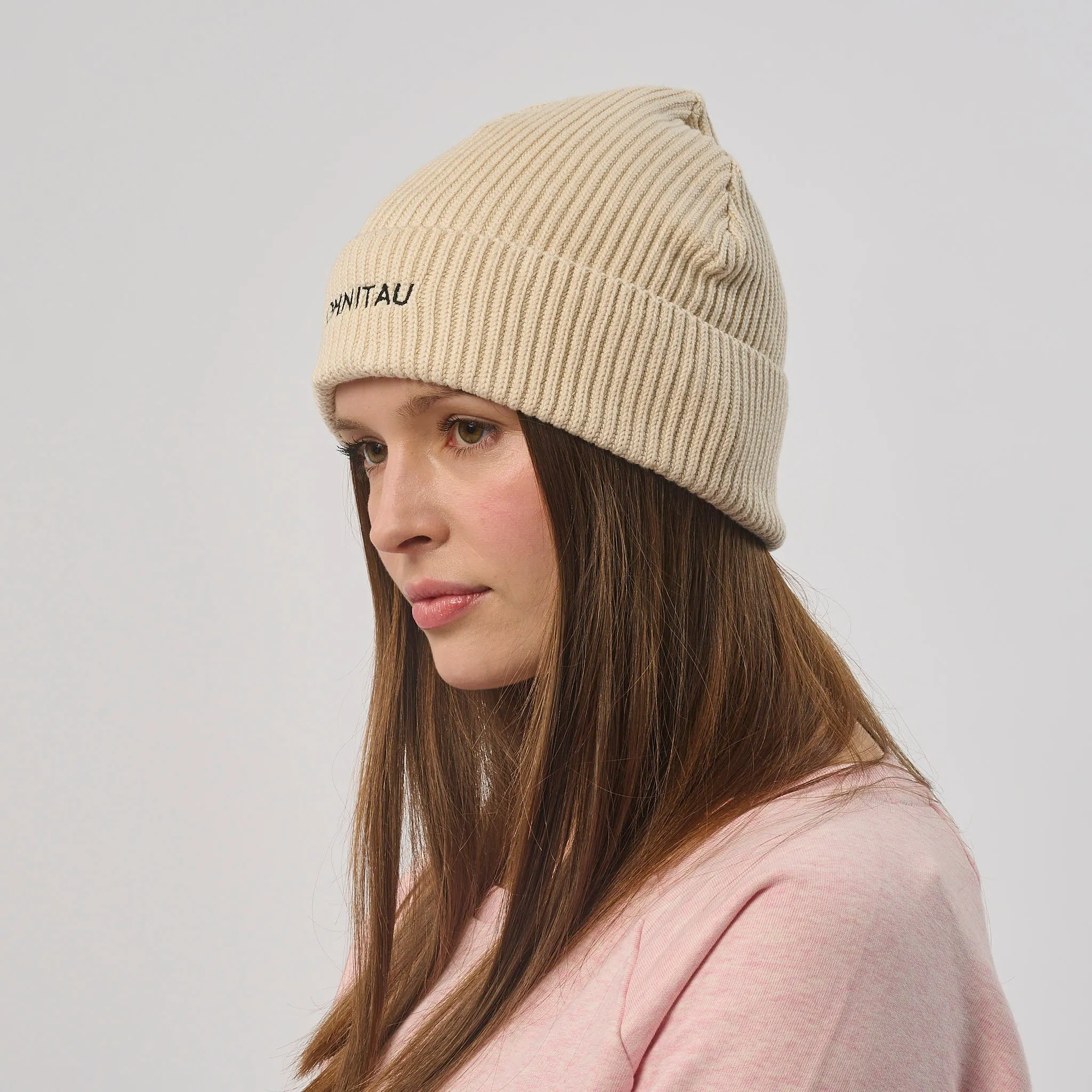 Omnitau Unisex Organic Cotton Pimlico Beanie - Cream