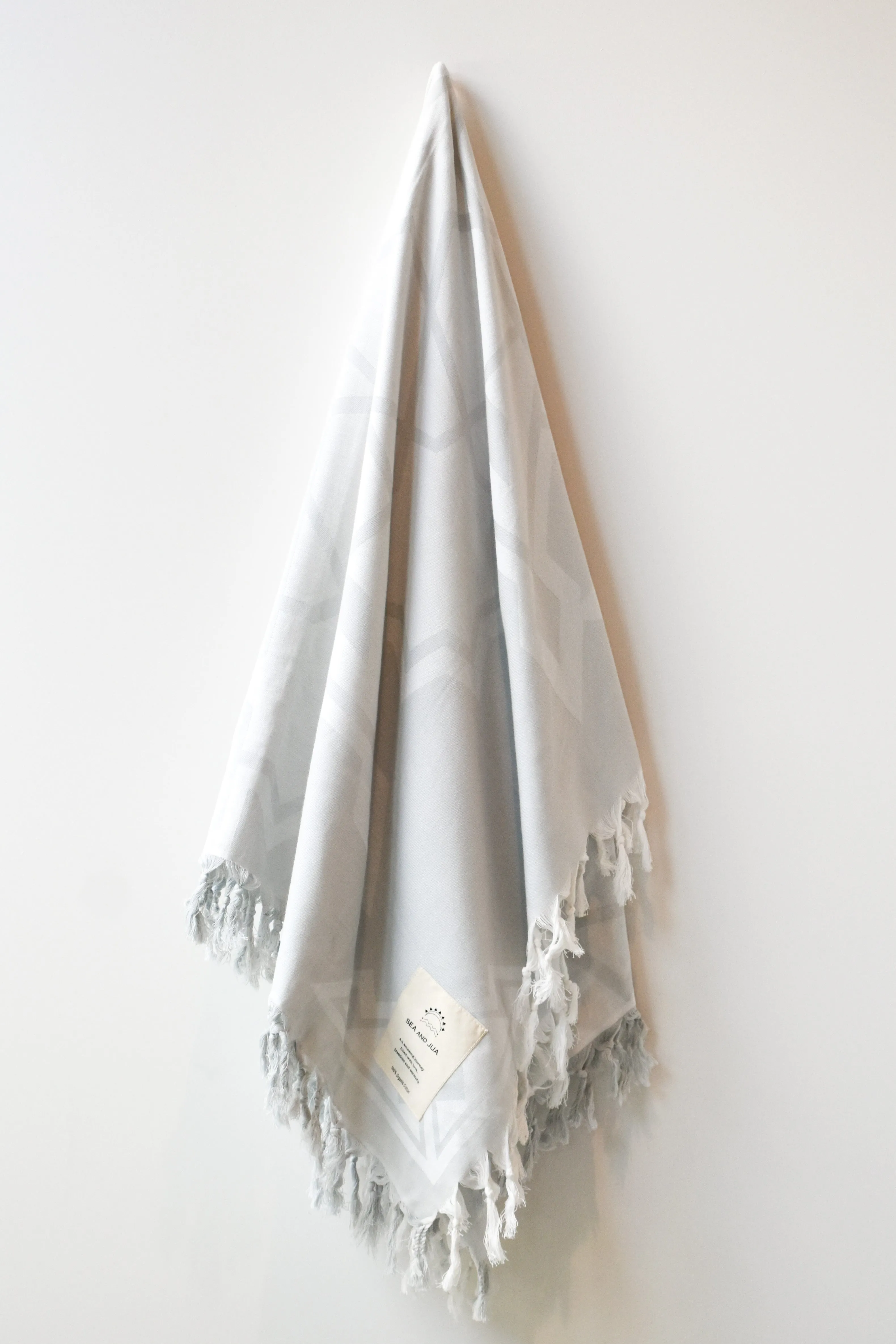 Organic Cotton Jacquard Throw