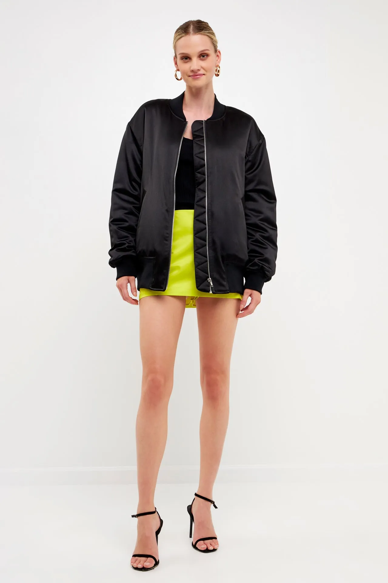 Oversized Bomber Jacket