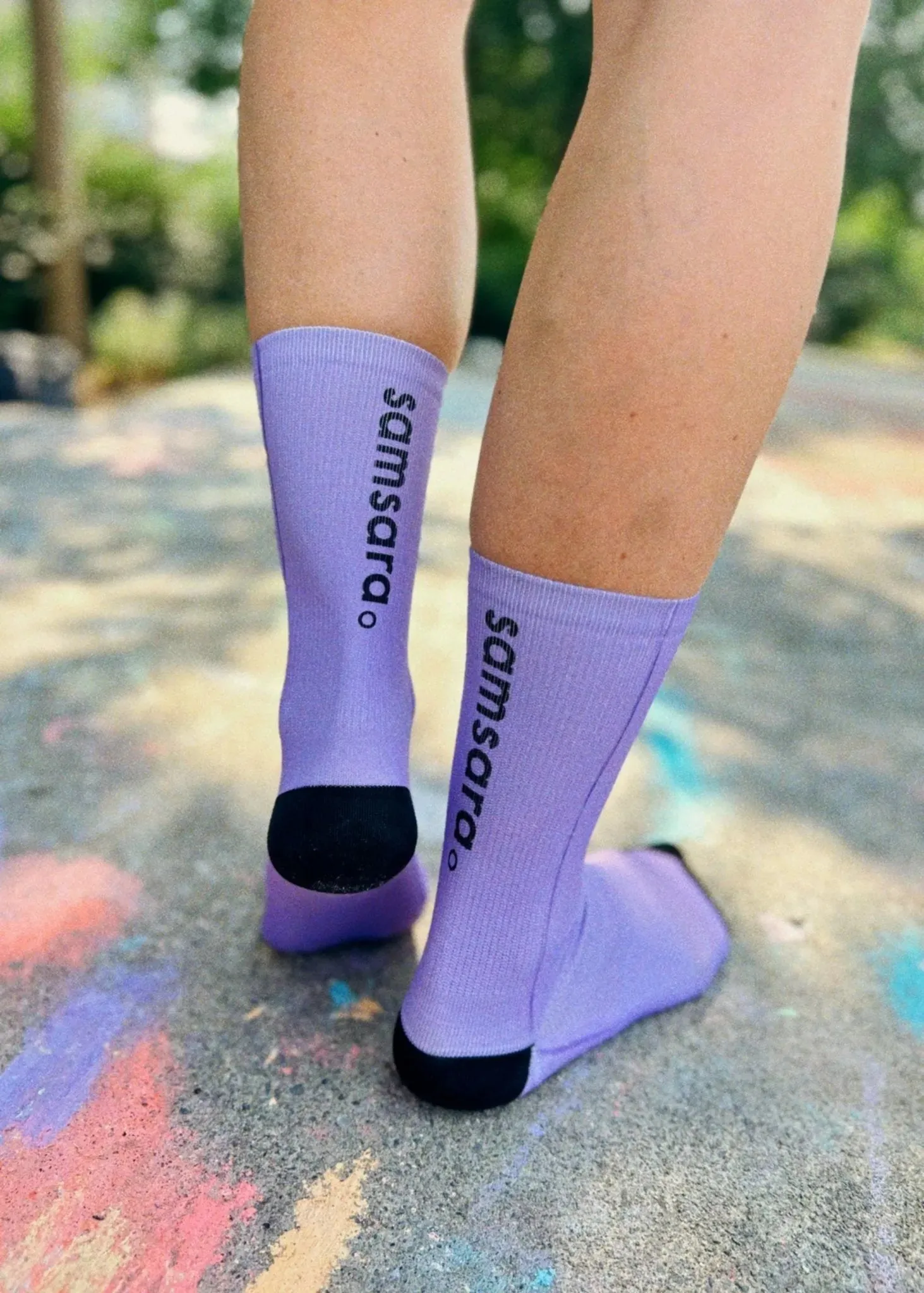 Performance Crew Socks -  Lavender