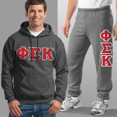 Phi Sigma Kappa Hoodie and Sweatpants, Package Deal - TWILL