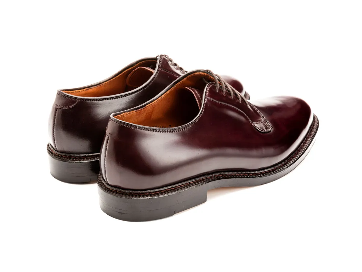 Plain Toe Blucher Color 8 Shell Cordovan E-width