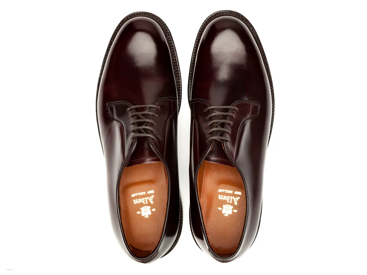 Plain Toe Blucher Color 8 Shell Cordovan E-width