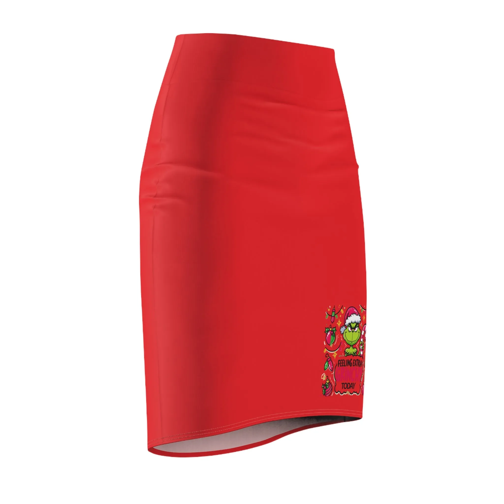 Princess Grace  Festive Women's Pencil Skirt  Feeling Extra Today Design