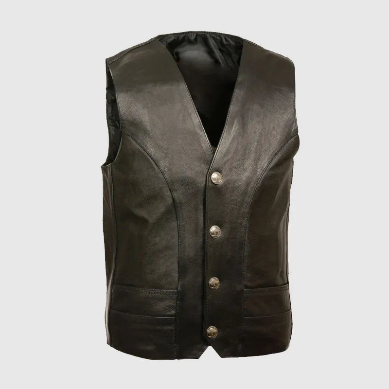 Purchase Best High Quality Buffalo Nickel Snap Classic Vest For Sale