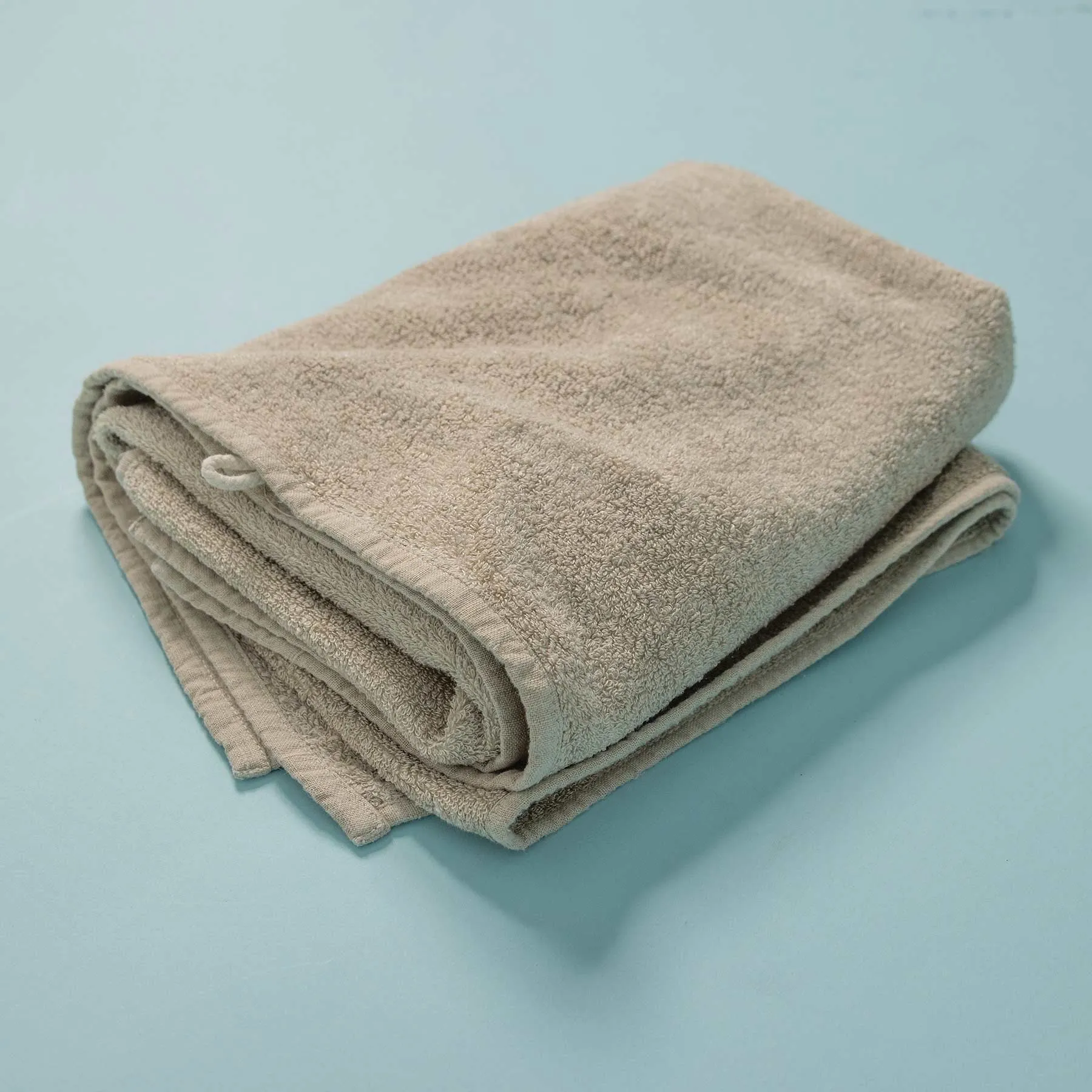 PUREVILLE Organic Hemp Terry Bath Towels (Polyester-Free OC Thread; 100% hemp terry loops, 100% OC backing) (100% Biodegradable)