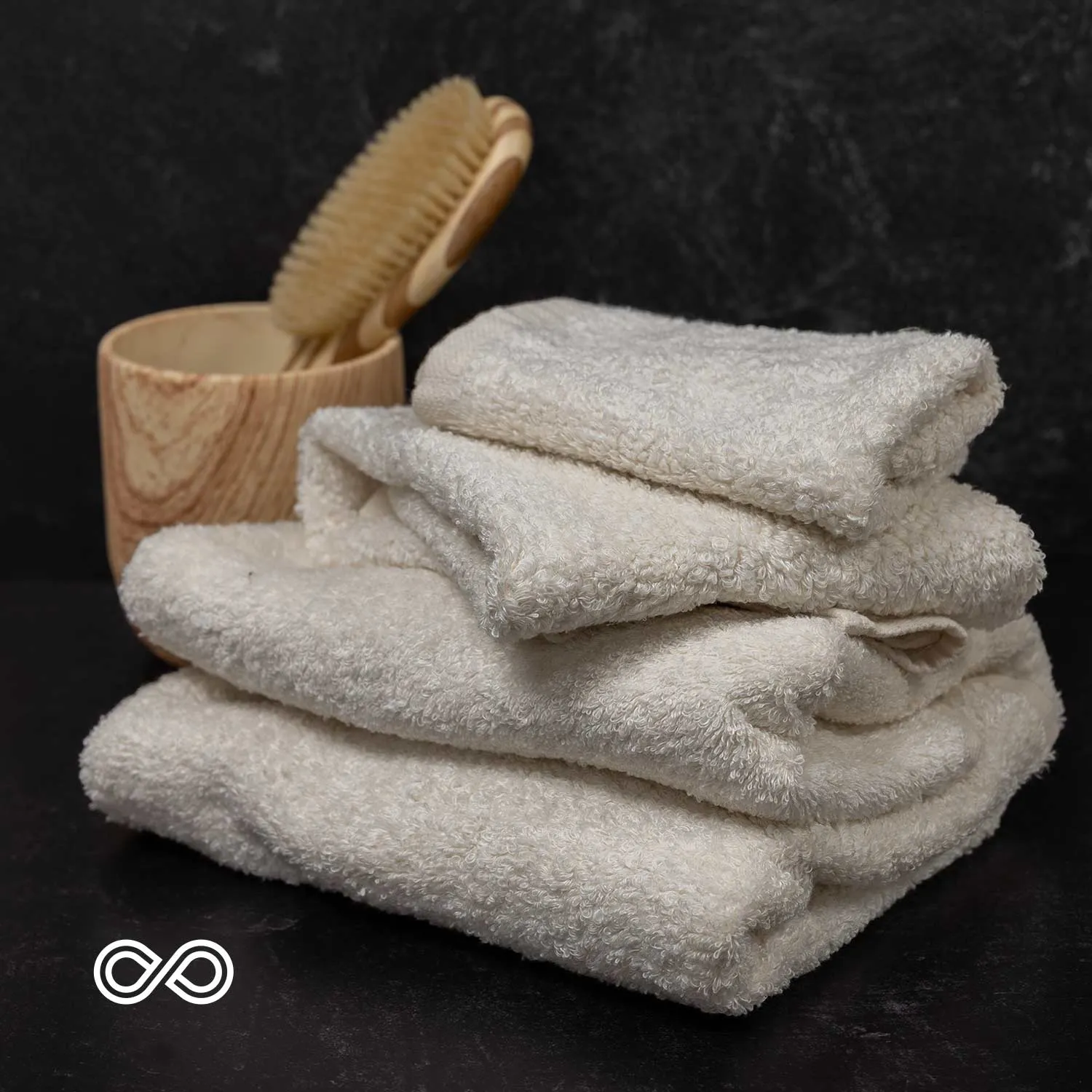 PUREVILLE Organic Hemp Terry Bath Towels (Polyester-Free OC Thread; 100% hemp terry loops, 100% OC backing) (100% Biodegradable)