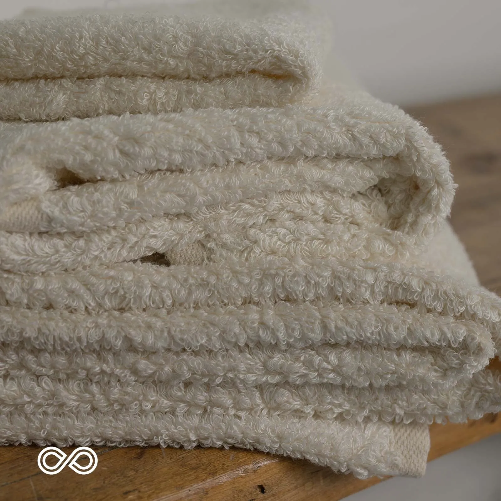 PUREVILLE Organic Hemp Terry Bath Towels (Polyester-Free OC Thread; 100% hemp terry loops, 100% OC backing) (100% Biodegradable)