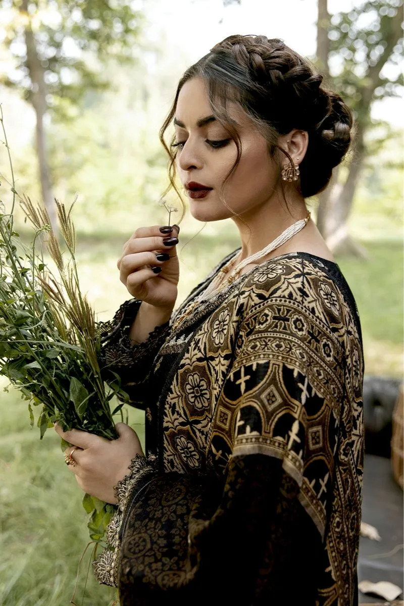 Qalamkar Embroidered Winter Collection with Shawl – KK-05