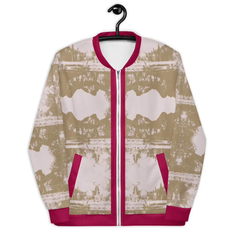 "Print" Bomber Jacket