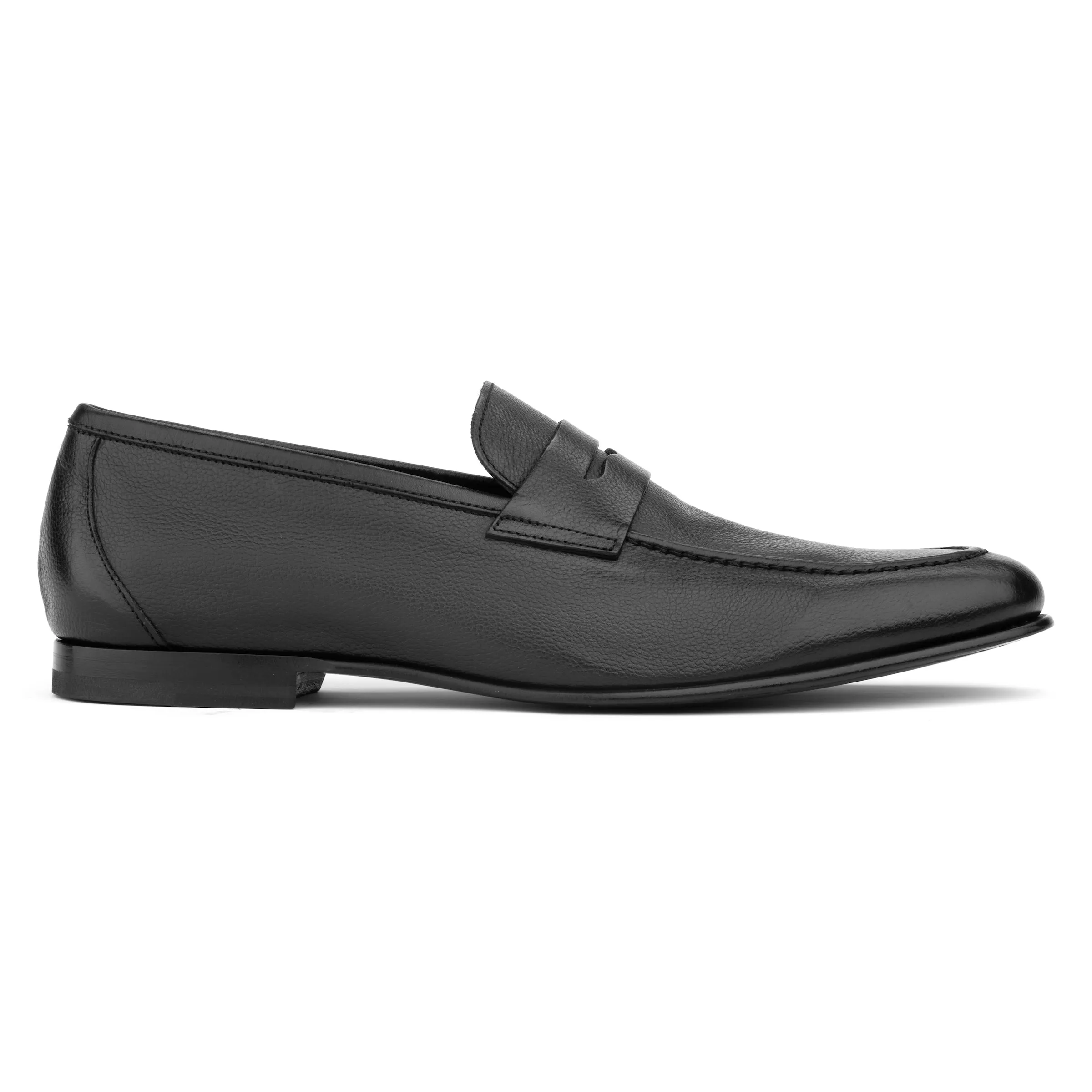 Ravello Black Moccasin Slip On