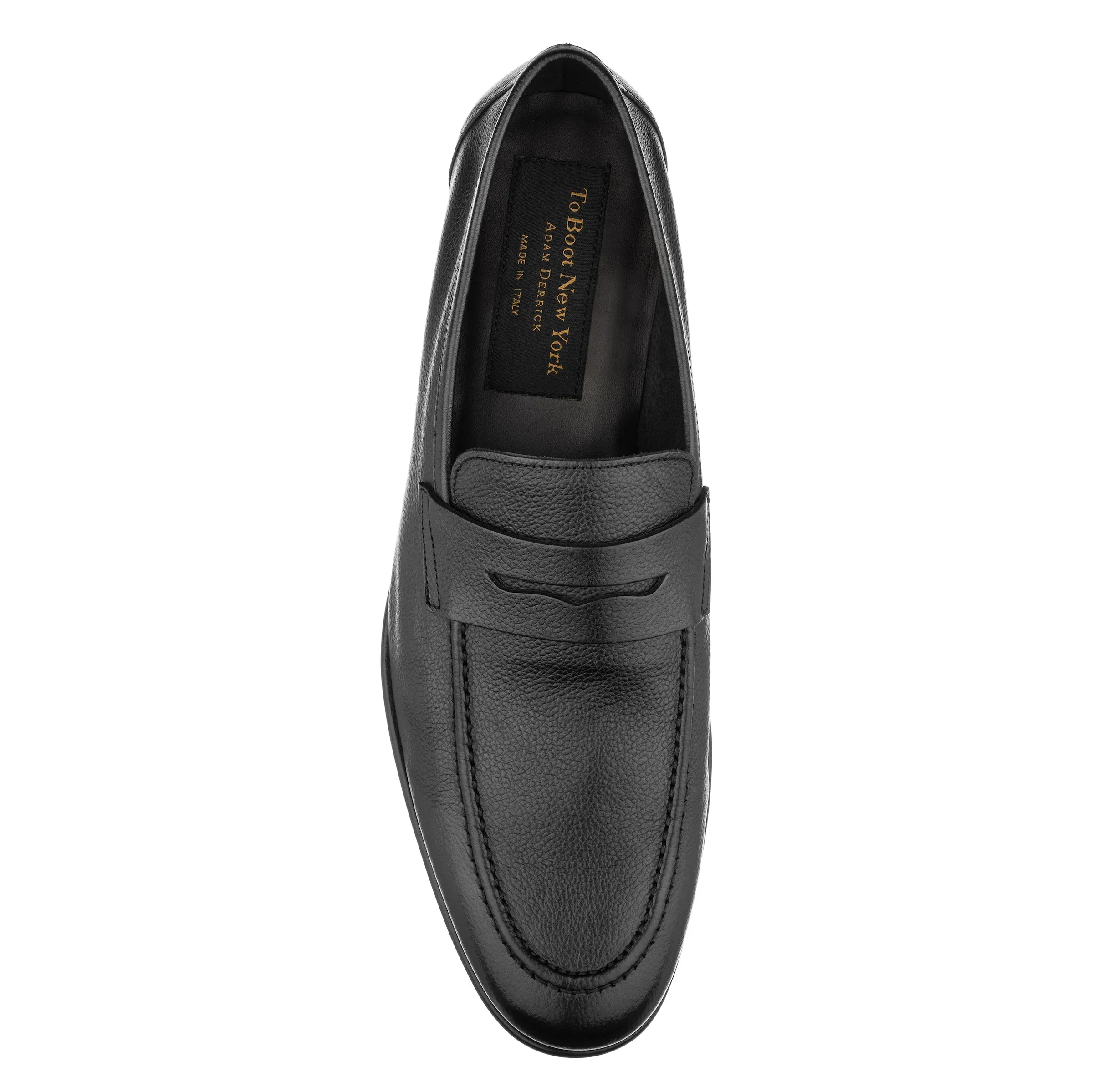 Ravello Black Moccasin Slip On