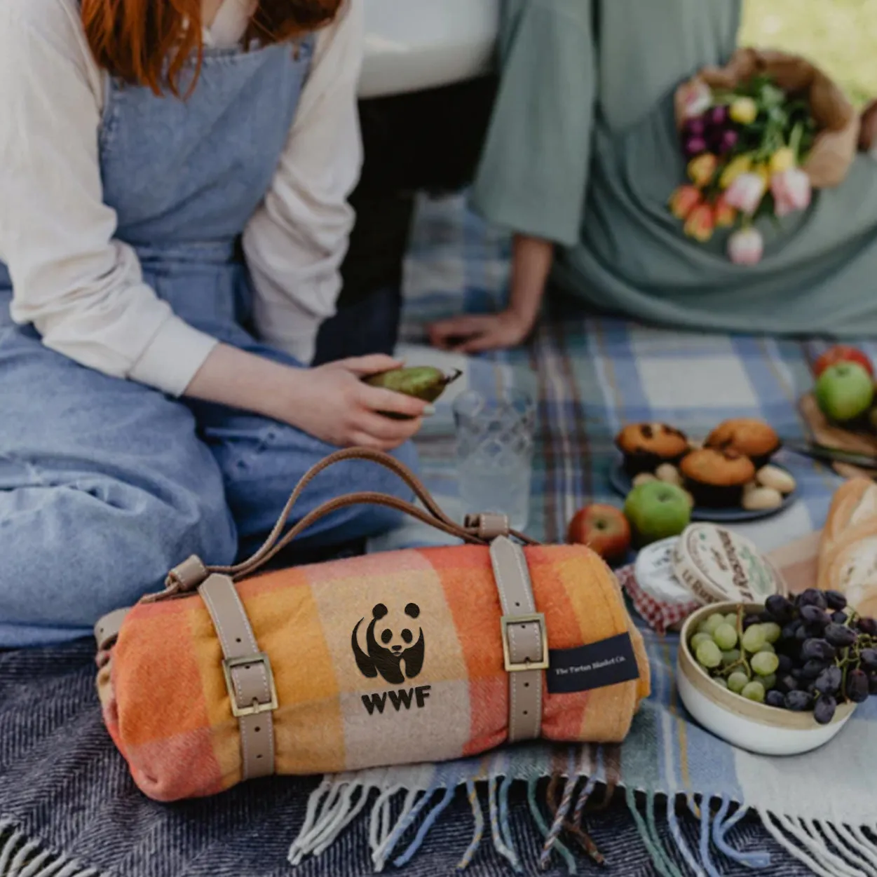 Recycled Wool Large Picnic Blanket