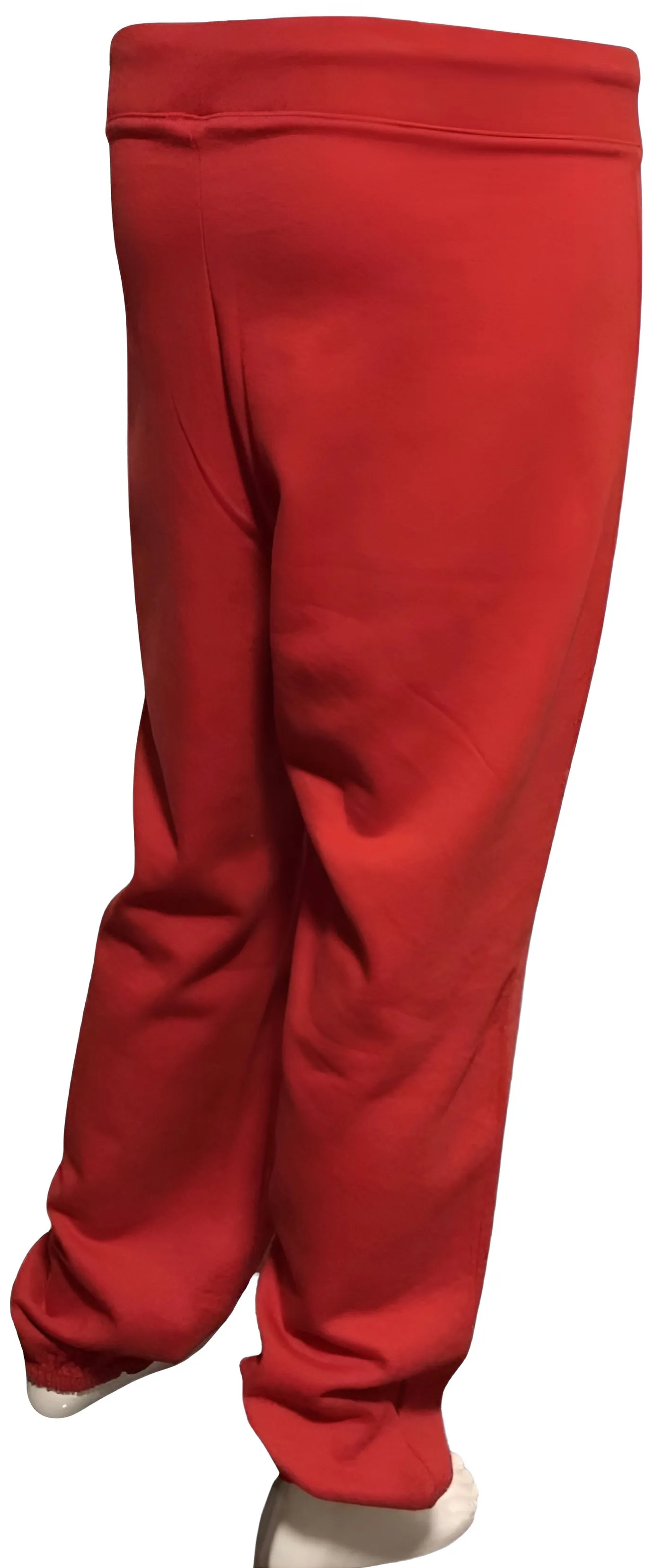 ^ROCAWEAR^ (TRUE RED) SWEATPANTS FOR WOMEN (2XL) (VINTAGE DEAD-STOCK)