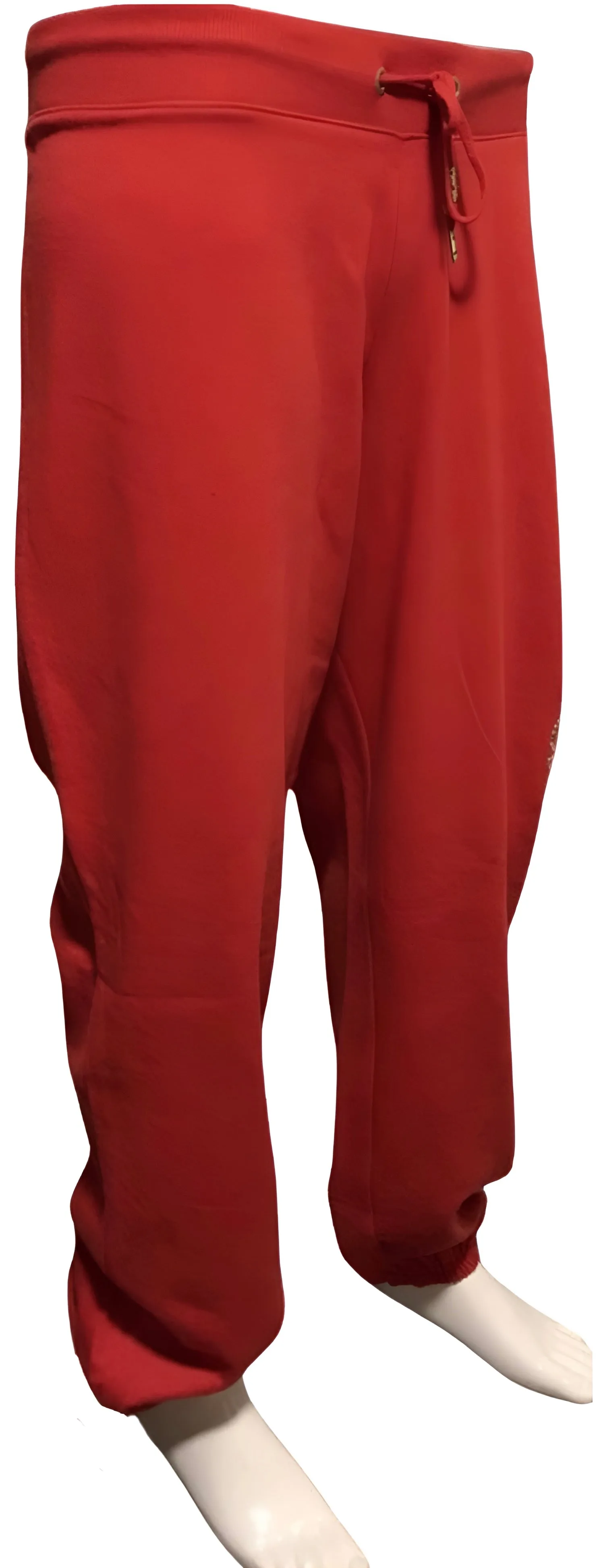 ^ROCAWEAR^ (TRUE RED) SWEATPANTS FOR WOMEN (2XL) (VINTAGE DEAD-STOCK)