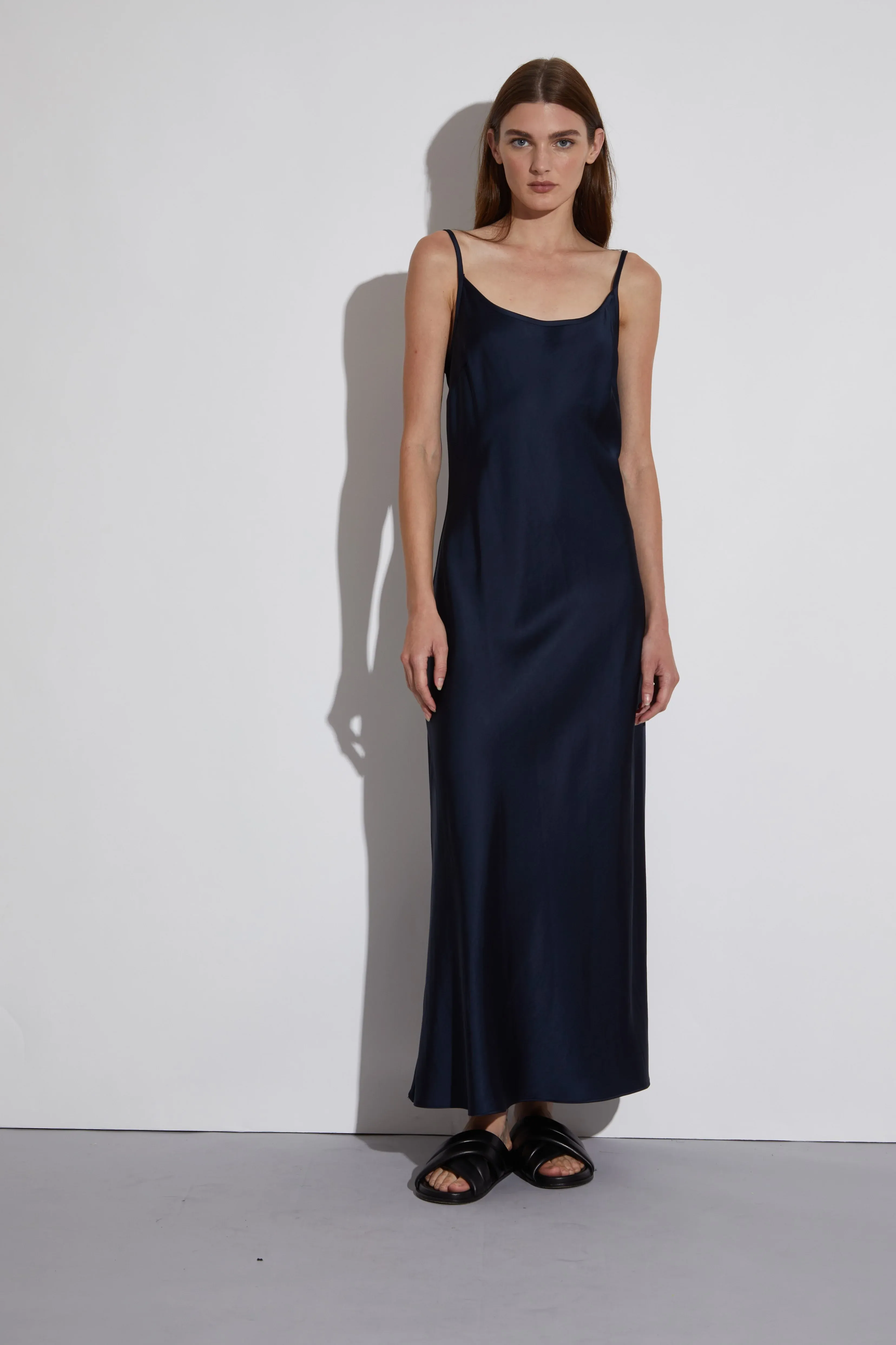 Saint Art New York - Haley Slip Dress in Navy