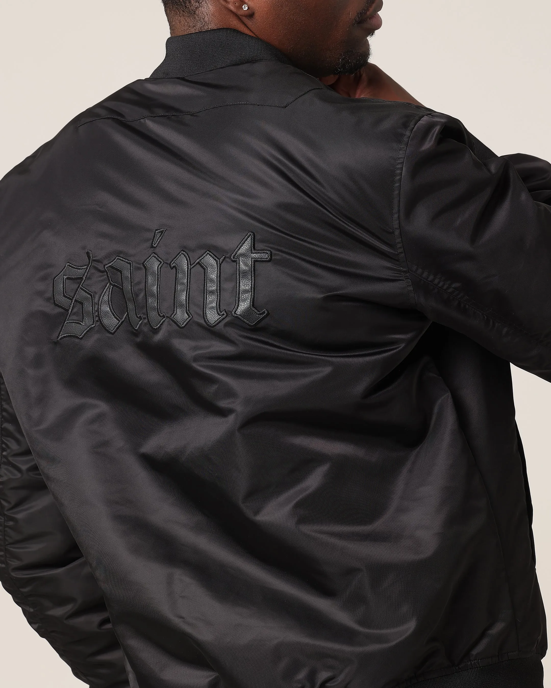 Saint Morta Cambronne V2 Bomber Jacket Black/Black