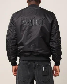 Saint Morta Cambronne V2 Bomber Jacket Black/Black