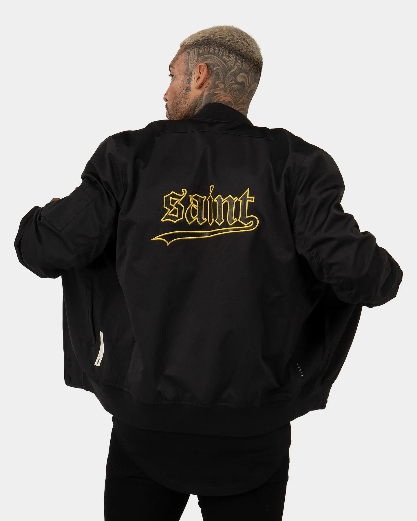 Saint Morta Westside Bomber Jacket Black