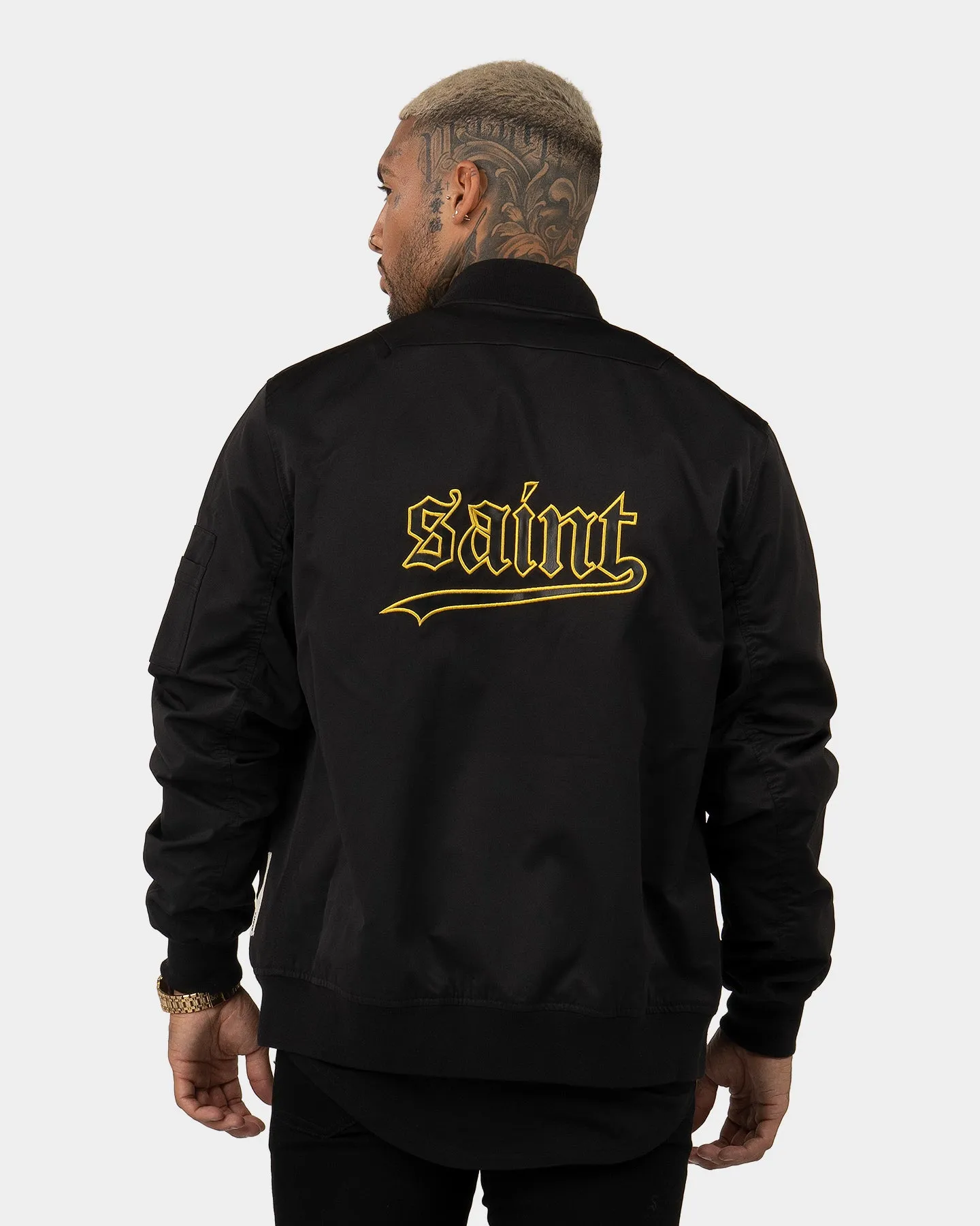 Saint Morta Westside Bomber Jacket Black