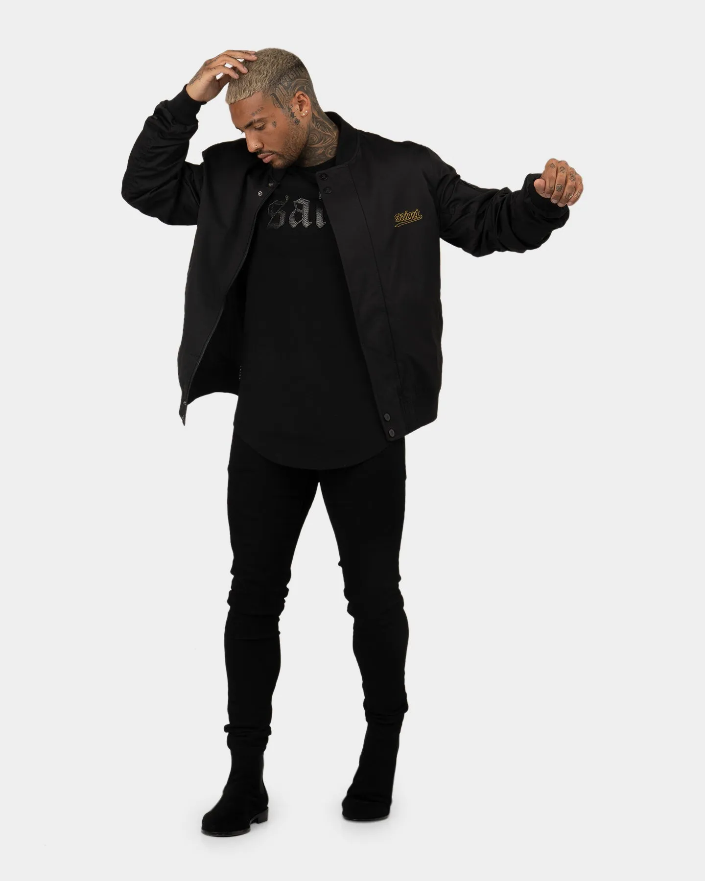 Saint Morta Westside Bomber Jacket Black