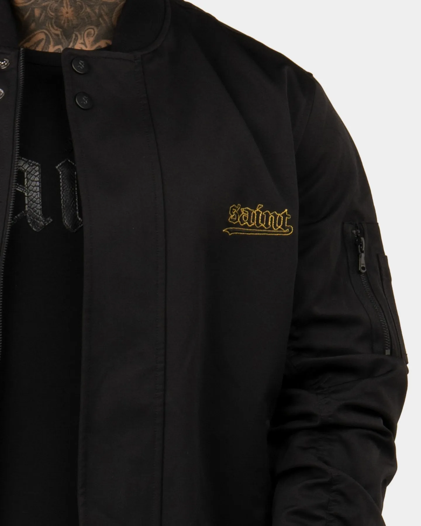 Saint Morta Westside Bomber Jacket Black