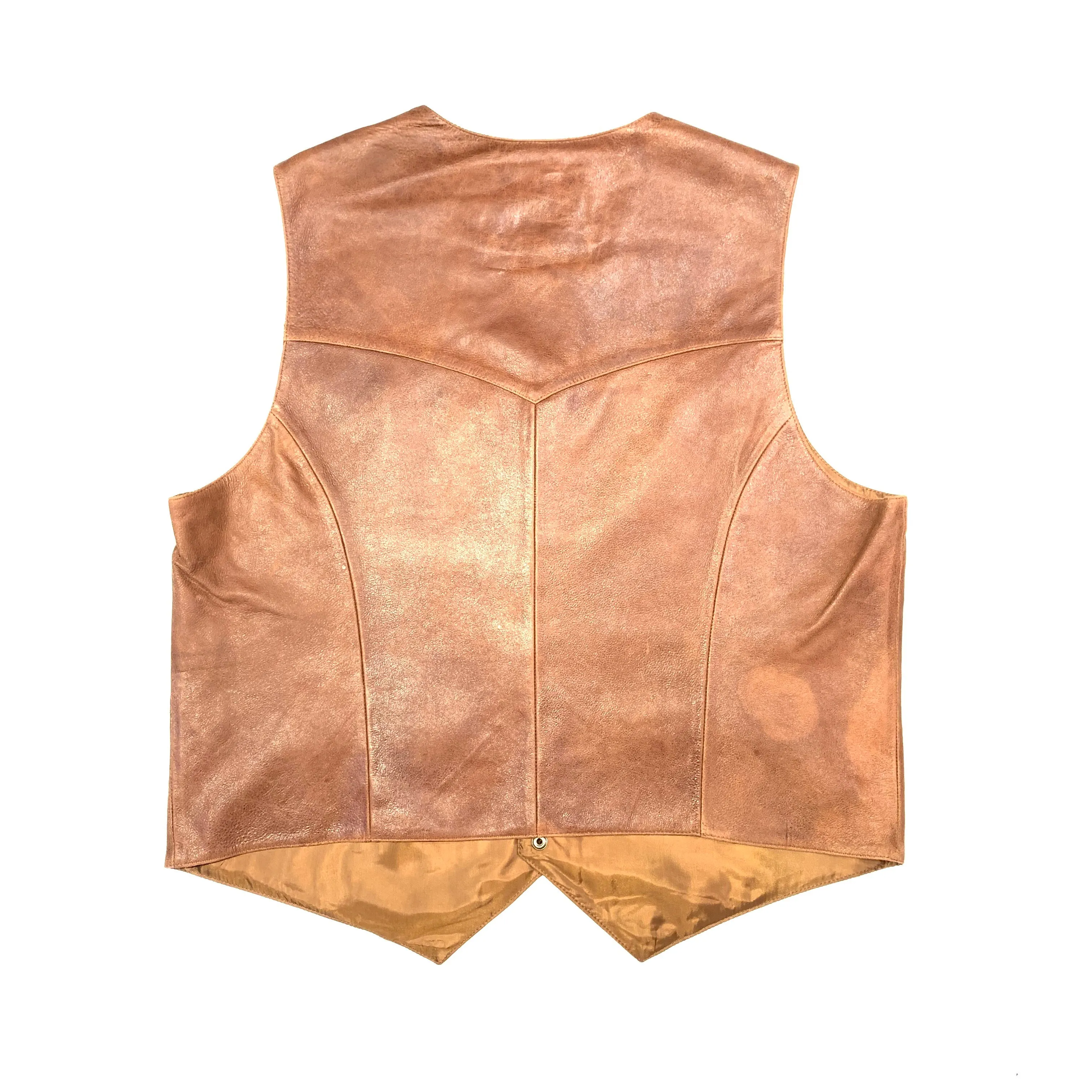 Scully Men's Brown Vintage Lambskin Vest