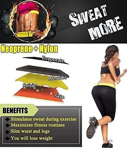 SculptSweat® Plus Size Sauna Pants - Waist & Thigh Slimming ~ Weight Loss Enhancer!
