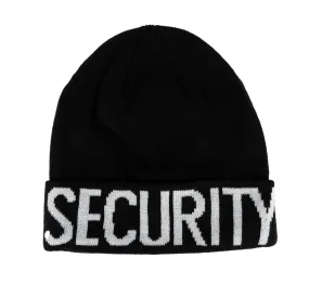 Security Beanie with Woven ID