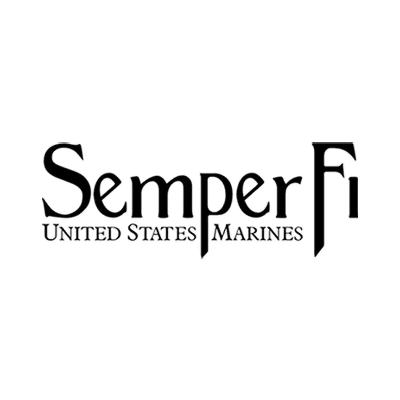 Semper Fi Black Joggers/SweatpantS