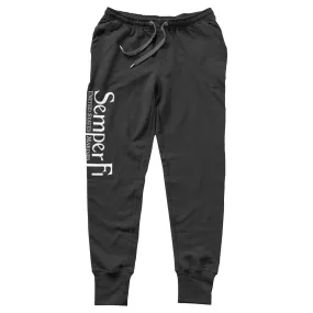 Semper Fi Black Joggers/SweatpantS