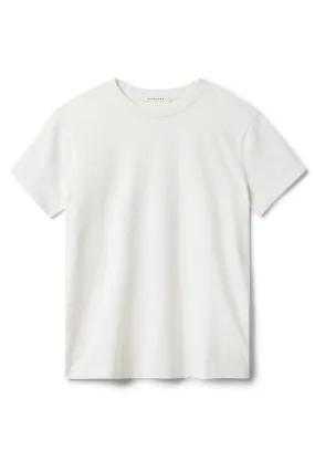 SLVRLAKE - Structured Tee in Natural White