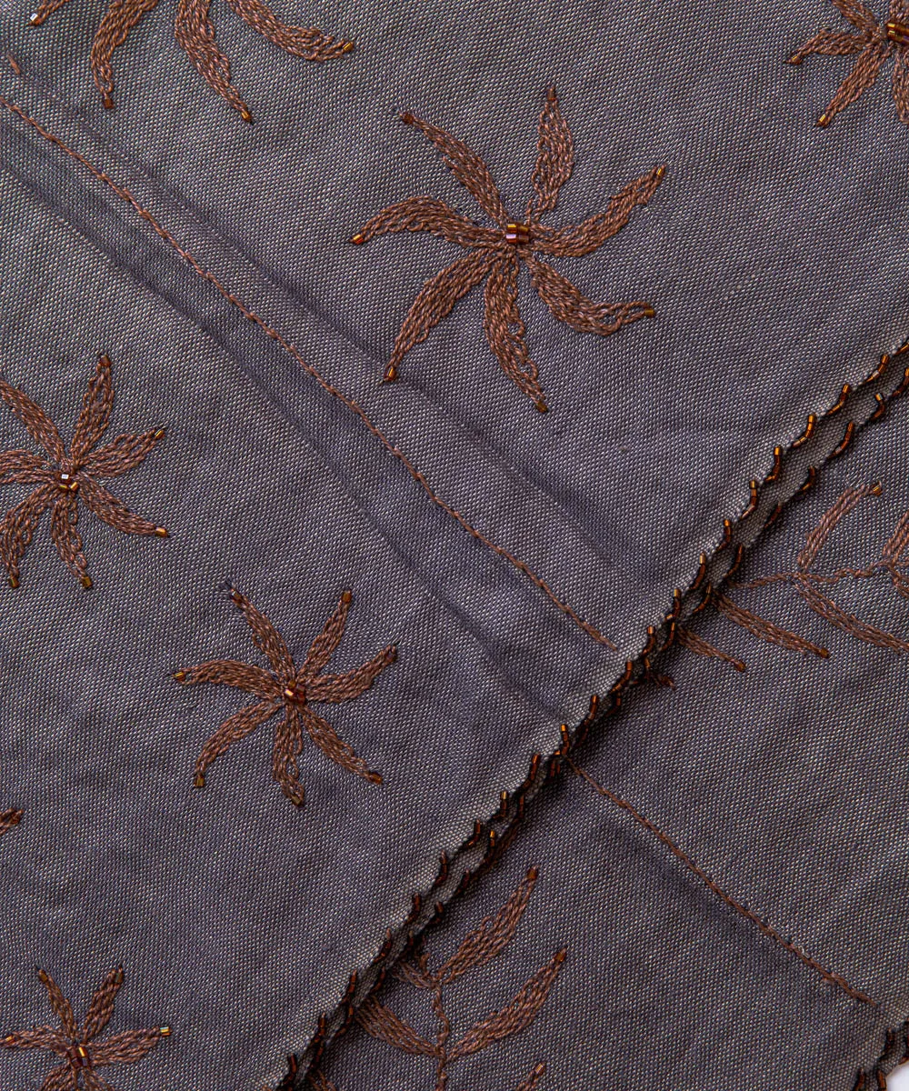 South Sinai Embroidered Hand Woven Cotton Shawl