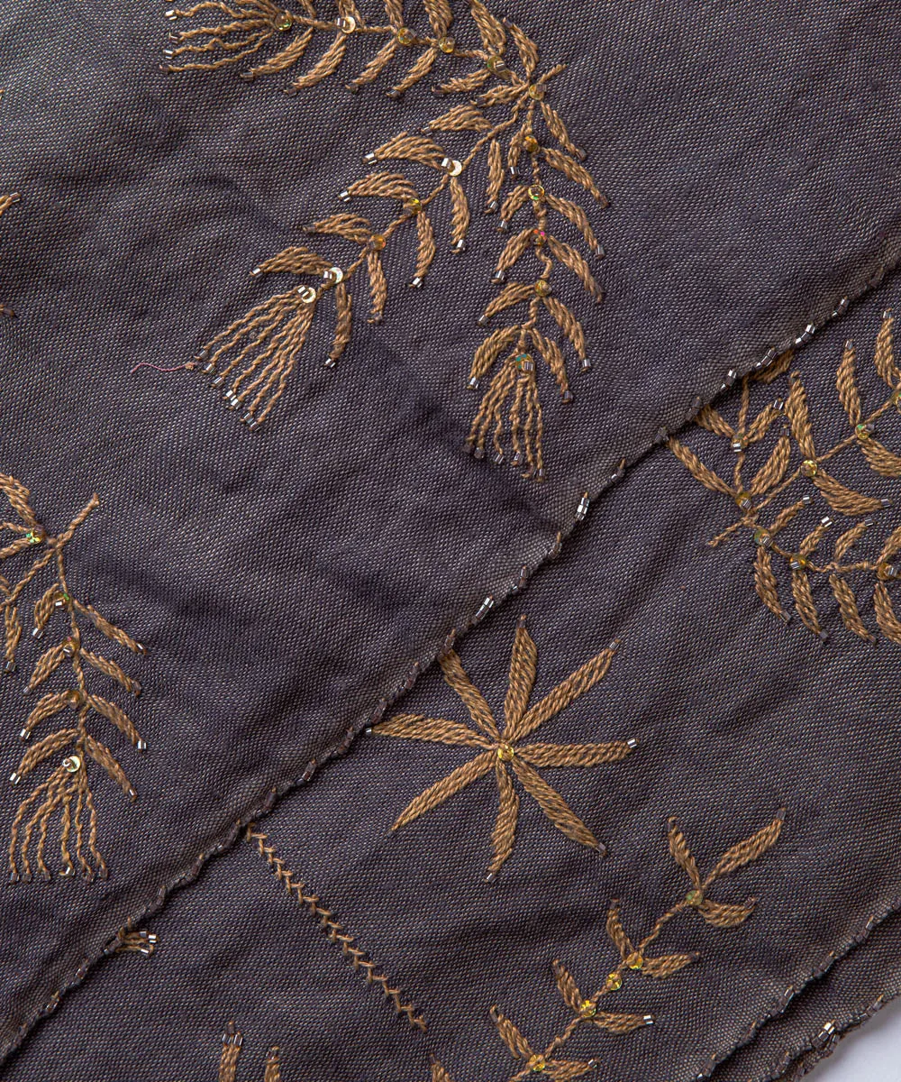 South Sinai Embroidered Hand Woven Cotton Shawl