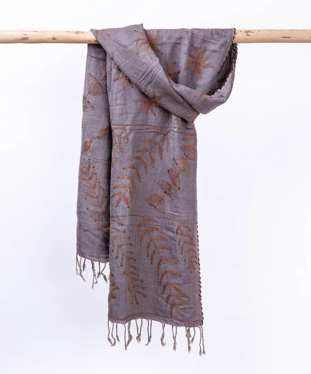 South Sinai Embroidered Hand Woven Cotton Shawl