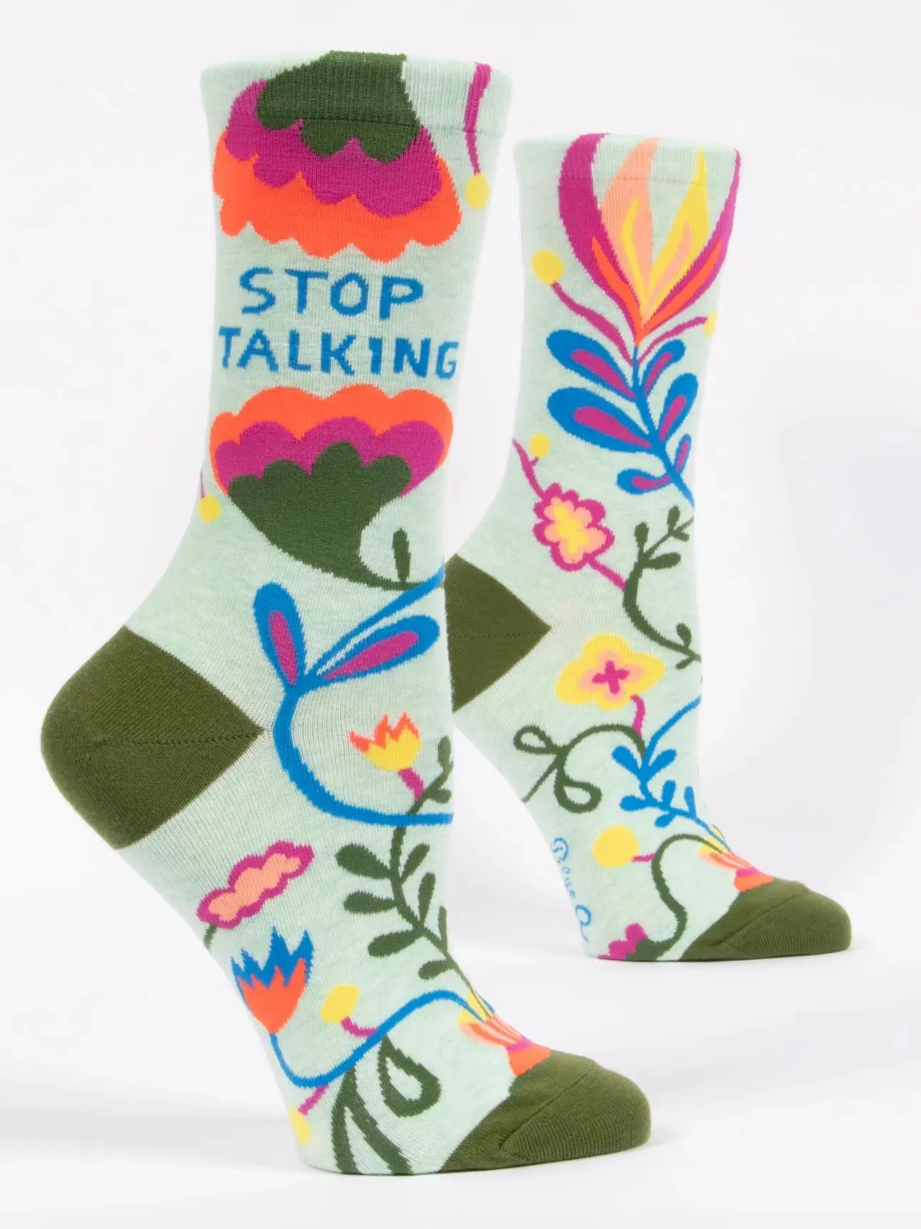 Stop Talking Women's Crew Sock