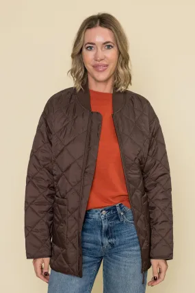 Sunrise Quilted Bomber Jacket