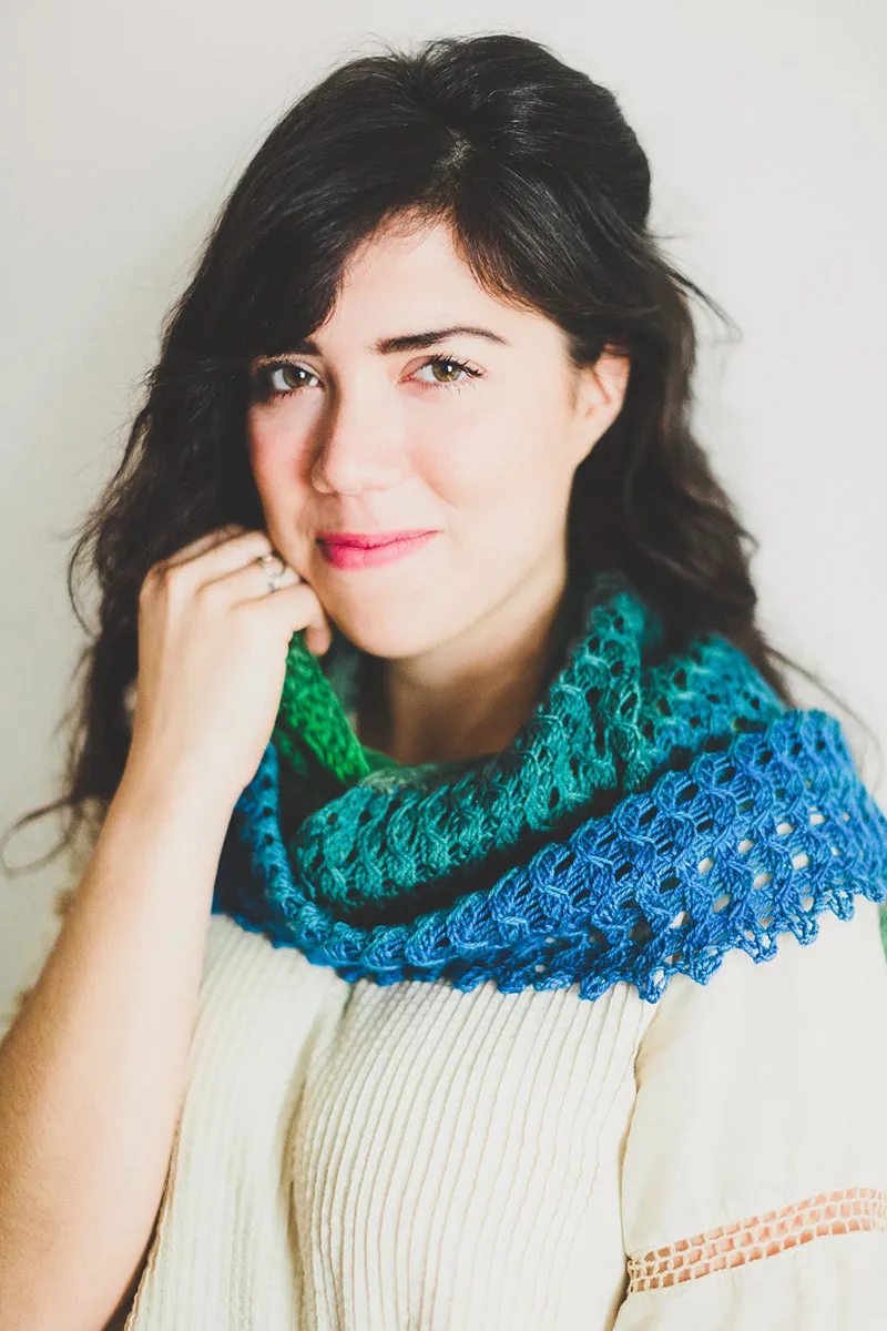 SweetGeorgia PDF Patterns - Soft Twilight Shawl - PDF Download